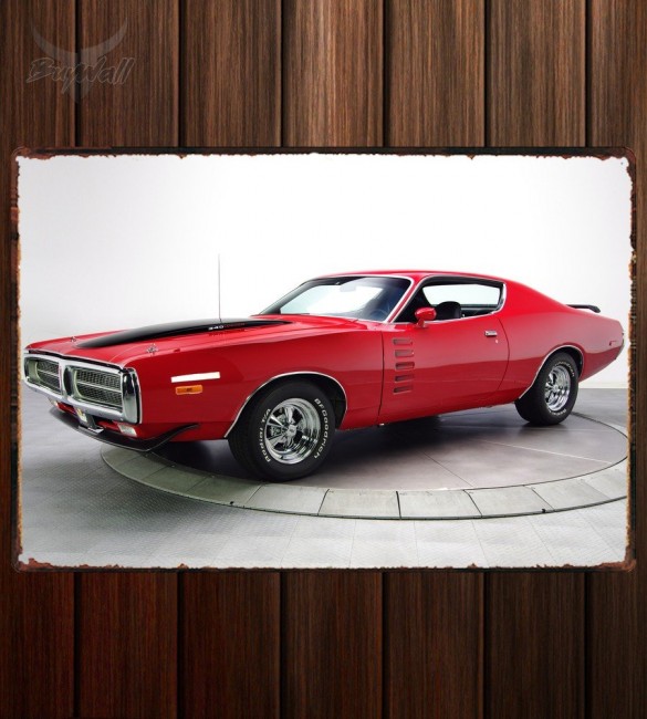 Металлическая табличка Dodge Charger Rallye 340 Magnum Металлическая табличка Dodge Charger Rallye 340 Magnum